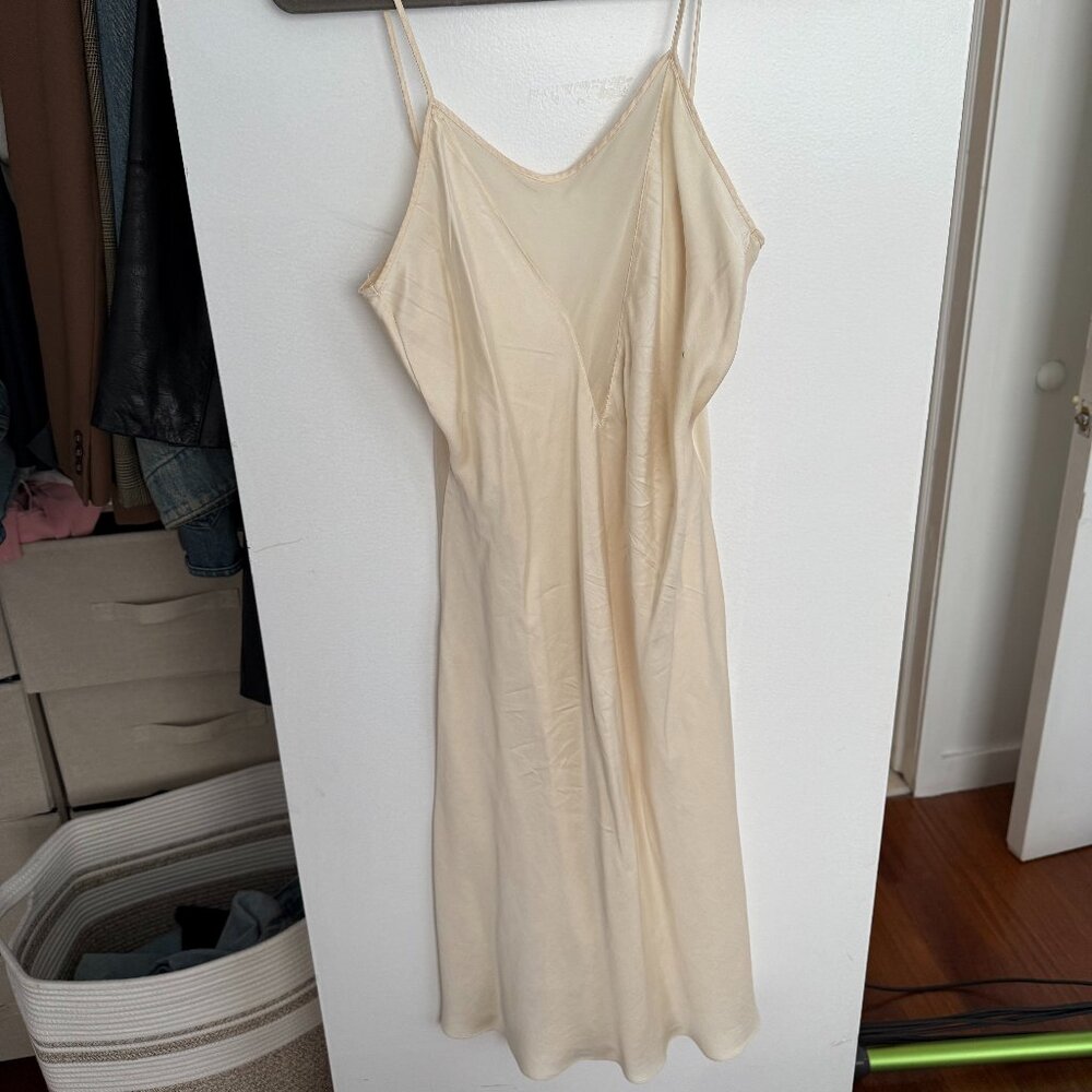 Vintage Victoria's Secret Creme Silk Teddy